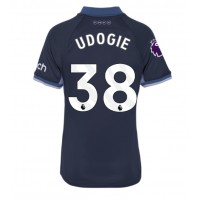 Tottenham Hotspur Destiny Udogie #38 Gostujuci Dres za Ženska 2023-24 Kratak Rukav